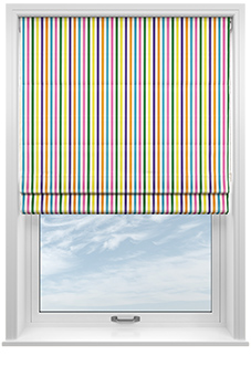 The British Stripe Co. Catherine, Notting Hill No.1 - Roman Blind